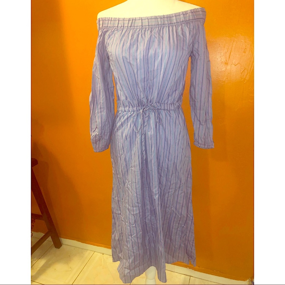 Striped Midi ASOS Dress